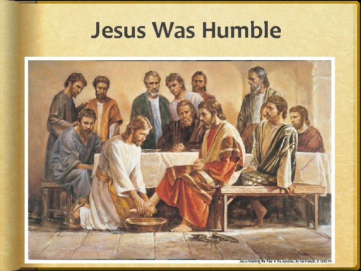 Jesus Was Humble 