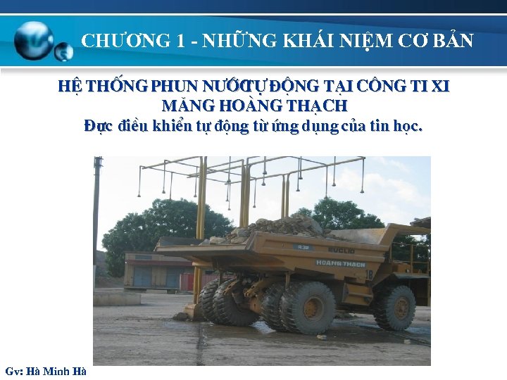 CHƯƠNG 1 - NHỮNG KHÁI NIỆM CƠ BẢN HÖ thèng phun n íc ®éng