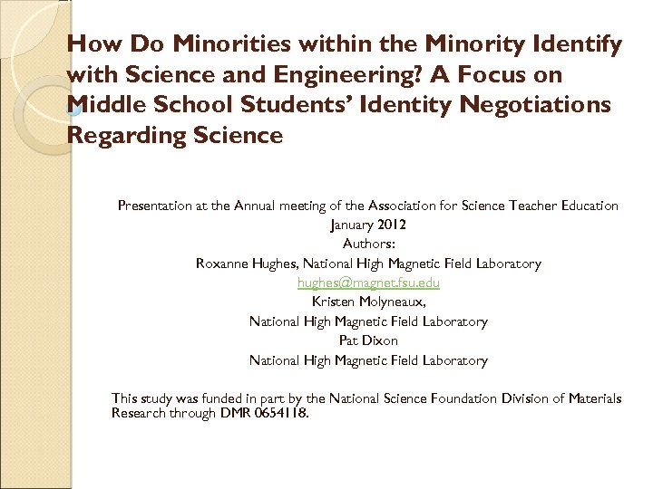 How Do Minorities within the Minority Identify with Science and Engineering? A Focus on