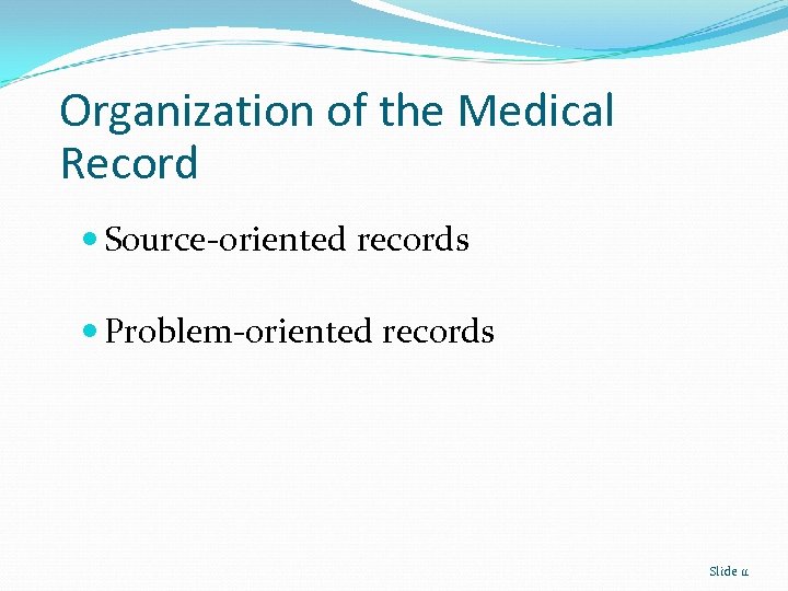 Medical Records Management Module 1 Introduction Medical