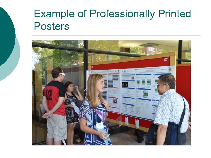 Example of Professionally Printed Posters 