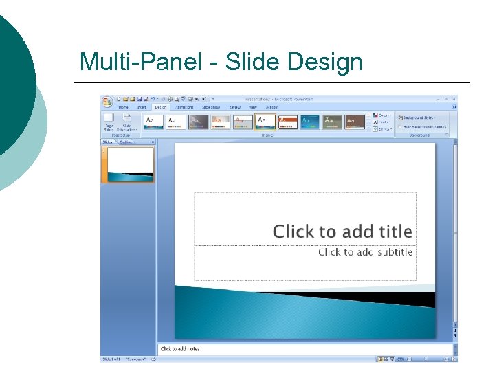 Multi-Panel - Slide Design 