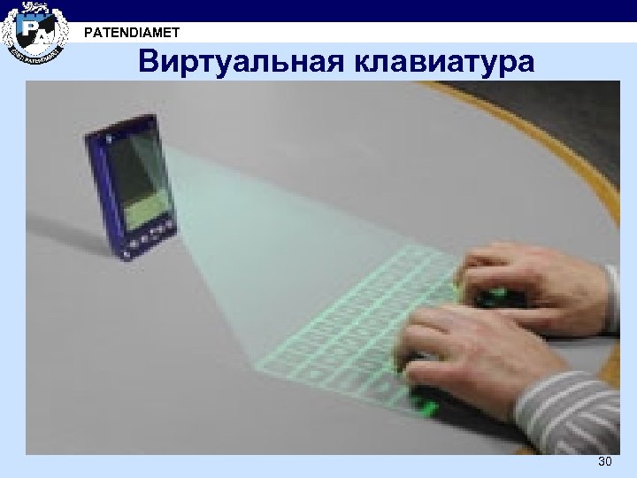 PATENDIAMET Виртуальная клавиатура 30 