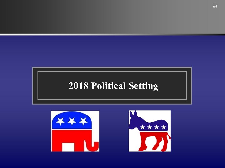 21 21 2018 Political Setting 