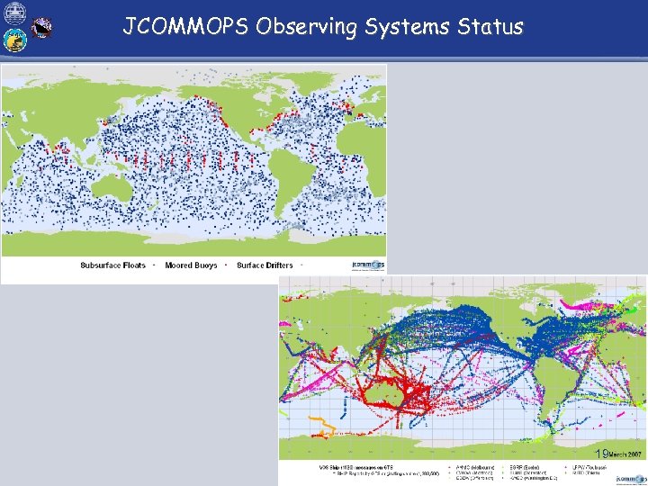 JCOMMOPS Observing Systems Status 19 