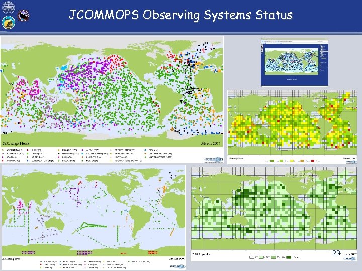 JCOMMOPS Observing Systems Status 22 