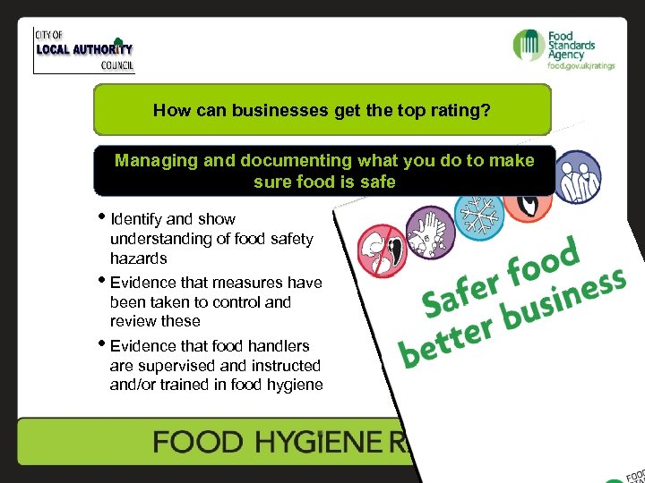 How can businesses get the top rating? Managing and documenting what you do to