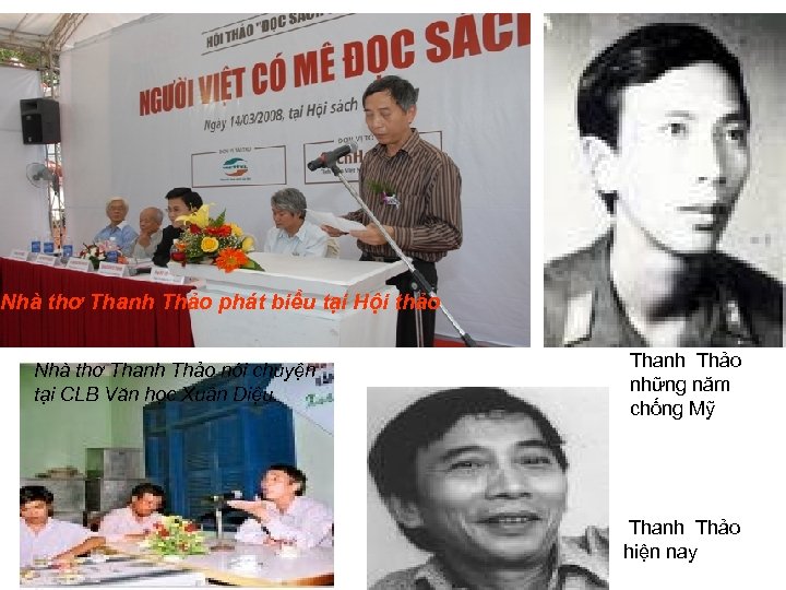 Nhà thơ Thanh Thảo phát biểu tại Hội thảo Nhà thơ Thanh Thảo nói