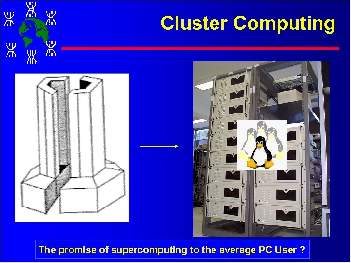 Cluster Computing The promise of supercomputing to the average PC User ? 