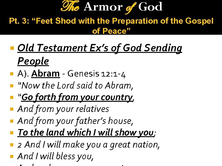 The Armor of God Pt. 3: “Feet Shod with the Preparation of the Gospel