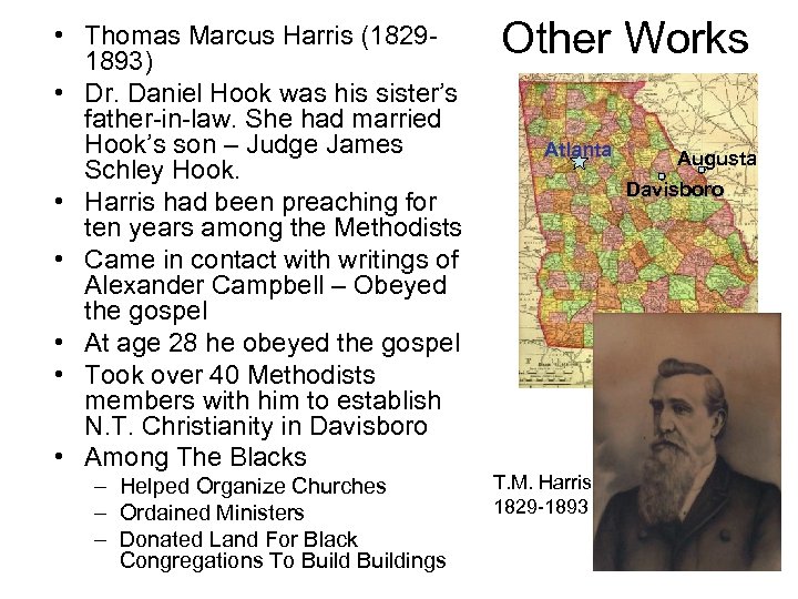  • Thomas Marcus Harris (18291893) • Dr. Daniel Hook was his sister’s father-in-law.