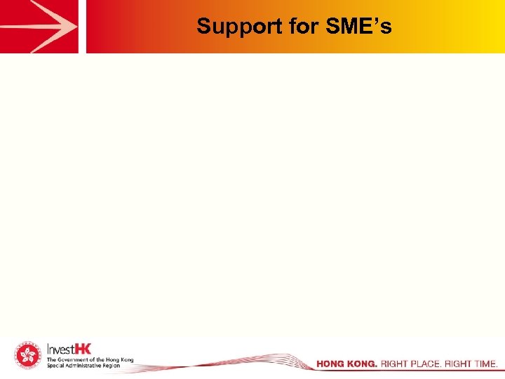 Support for SME’s 