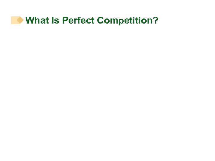 What Is Perfect Competition? 