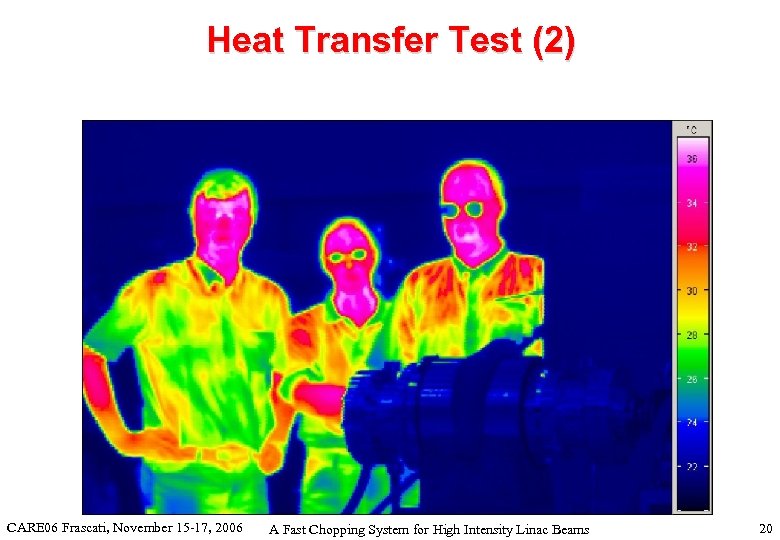 Heat Transfer Test (2) u The device under test… CARE 06 Frascati, November 15