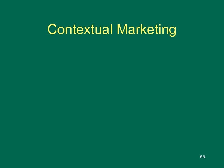 Contextual Marketing 56 