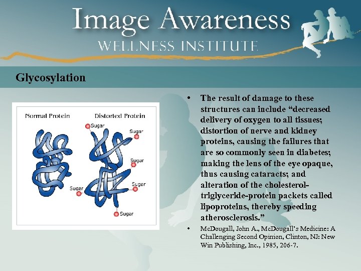 Glycosylation • The result of damage to these structures can include “decreased delivery of