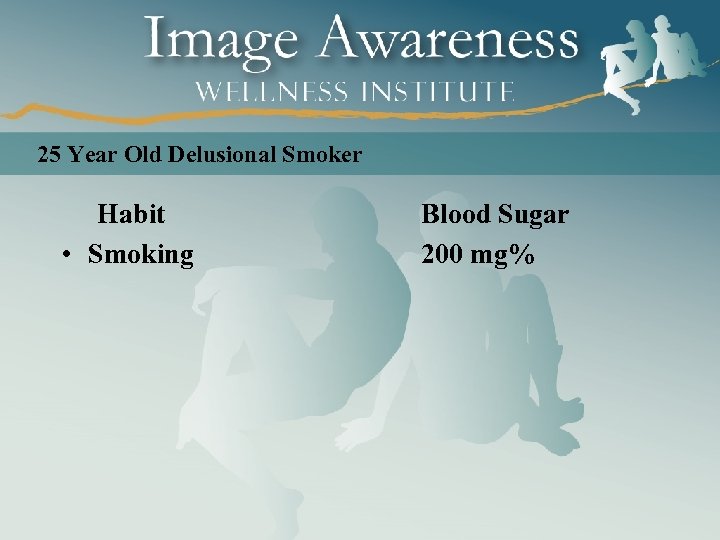 25 Year Old Delusional Smoker Habit • Smoking Blood Sugar 200 mg% 