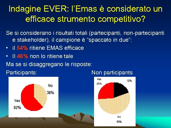 Indagine EVER: l’Emas è considerato un efficace strumento competitivo? Se si considerano i risultati