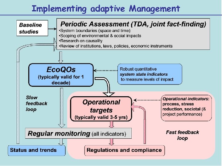 Implementing adaptive Management 