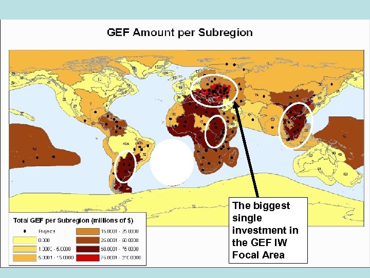 The biggest single investment in the GEF IW Focal Area 