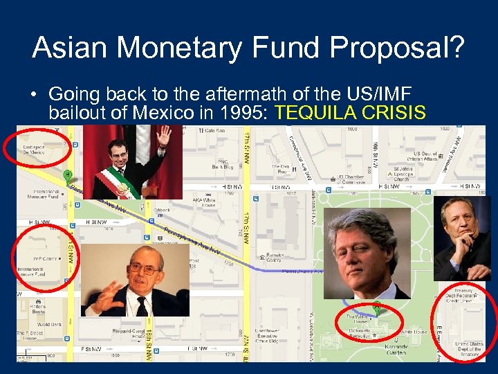 Asian Monetary Fund Proposal? • Going back to the aftermath of the US/IMF bailout
