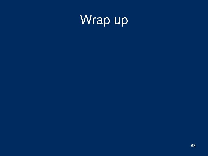 Wrap up 68 
