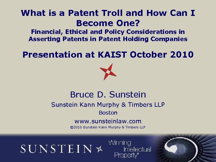 What is a Patent Troll and How Can I Become One? Financial, Ethical and