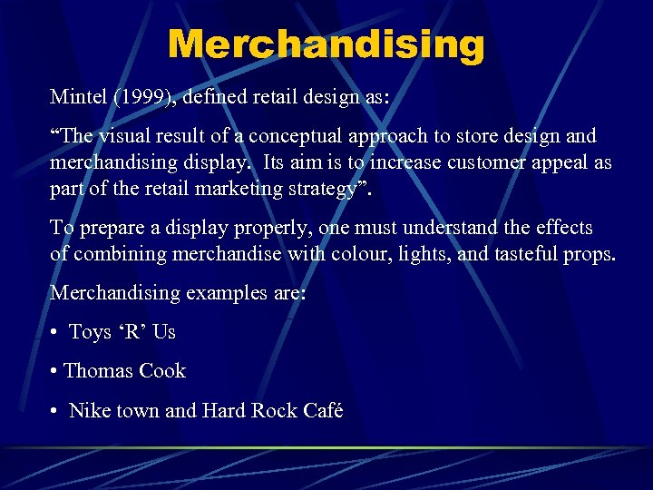 Retailing and Buying Evaluate the strategic issues which