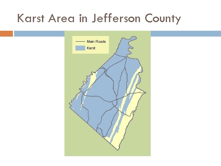Karst Area in Jefferson County 