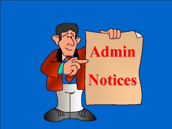 Admin Notices 