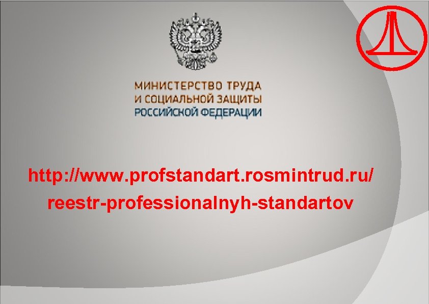 http: //www. profstandart. rosmintrud. ru/ reestr-professionalnyh-standartov 