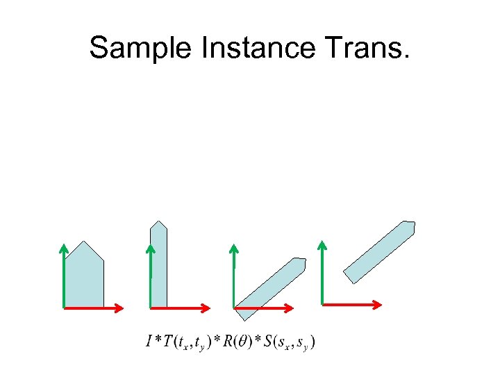 Sample Instance Trans. 