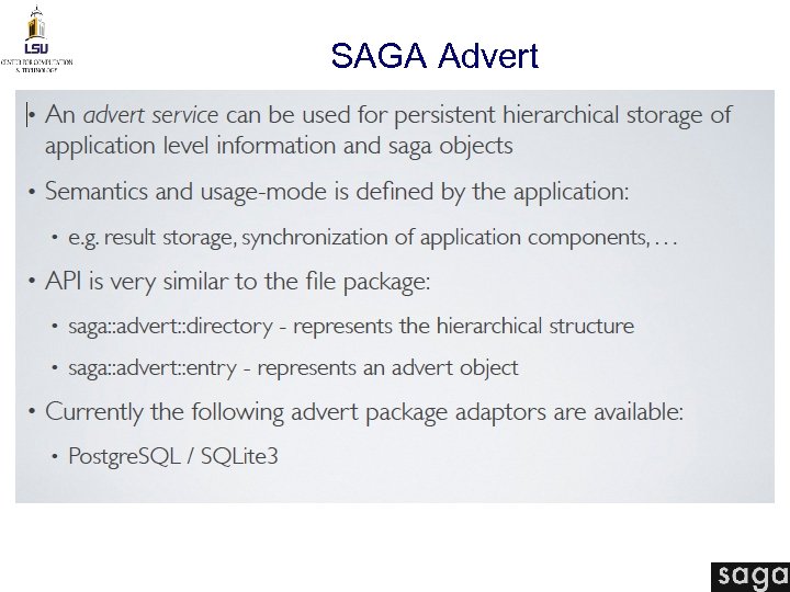 SAGA Advert 