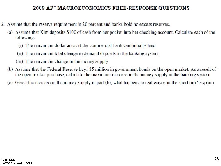 Copyright ACDC Leadership 2015 28 