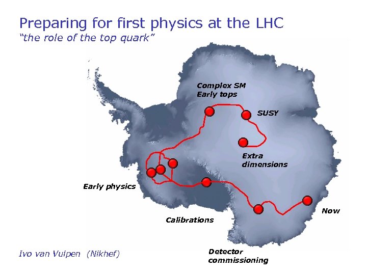 Preparing for first physics at the LHC “the role of the top quark” Complex
