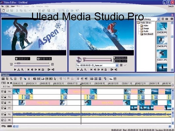 Ulead Media Studio Pro 70 