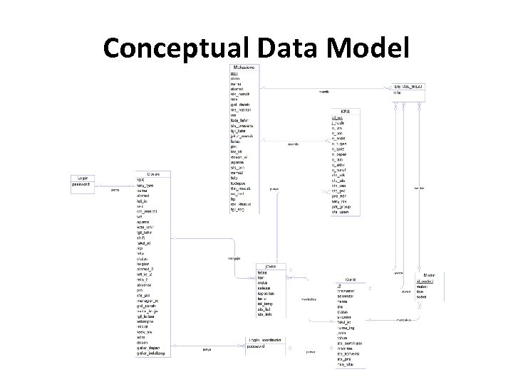 Conceptual Data Model 