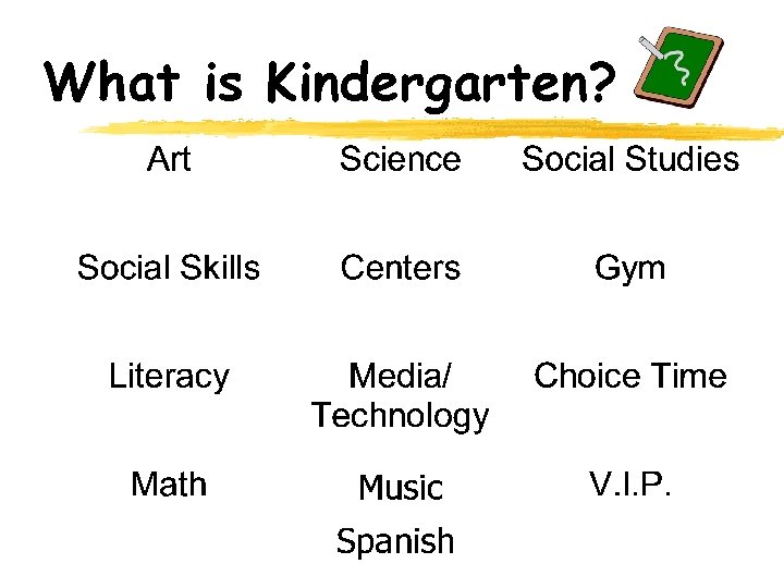 What is Kindergarten? 