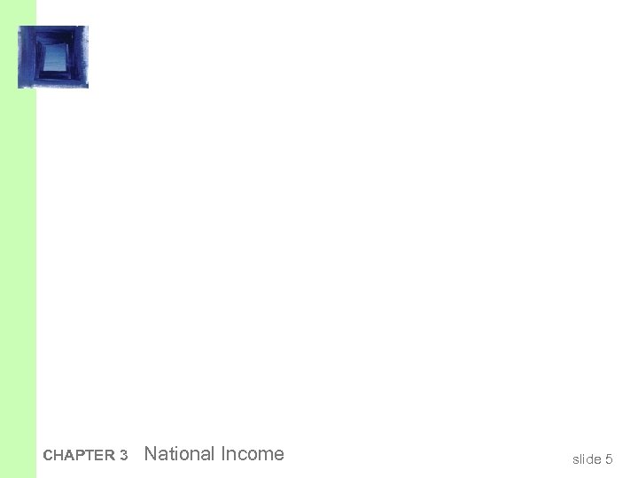 CHAPTER 3 National Income slide 5 