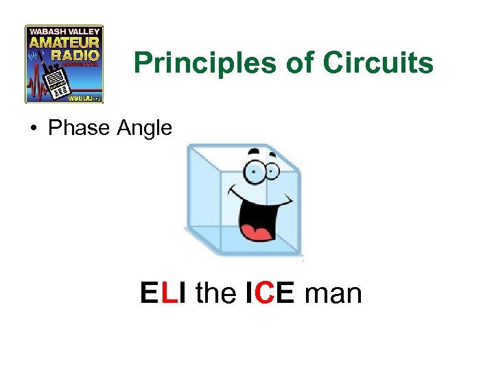 Principles of Circuits • Phase Angle ELI the ICE man 