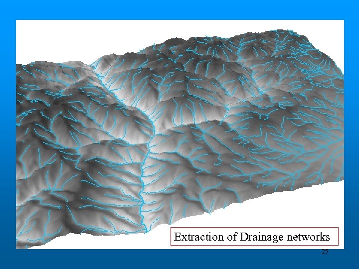 Extraction of Drainage networks 25 