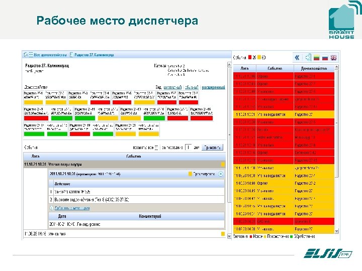 Рабочее место диспетчера 