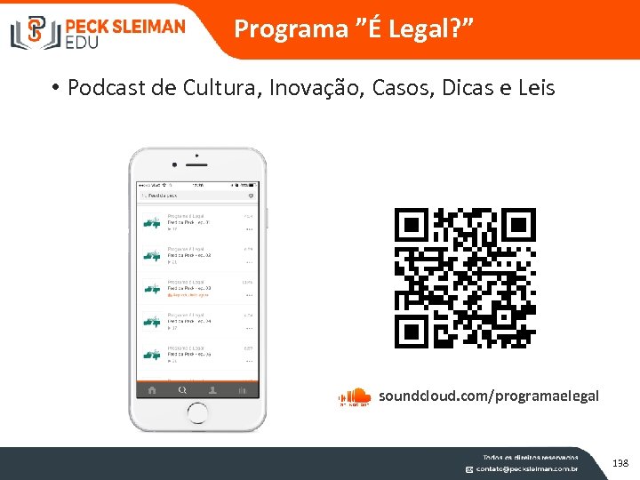 Programa ”É Legal? ” • Podcast de Cultura, Inovação, Casos, Dicas e Leis soundcloud.
