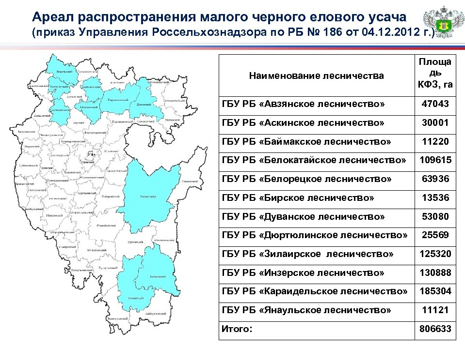 Карта белокатайского района