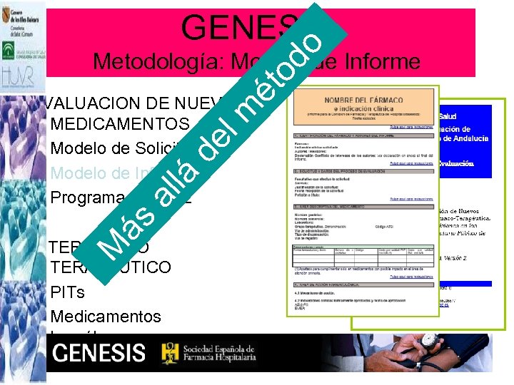 od o GENESIS ét Metodología: Modelo de Informe ás a llá d el m