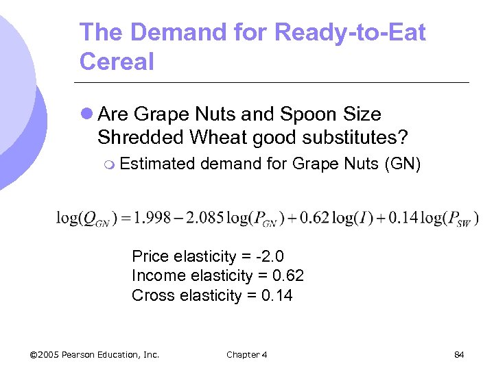 The Demand for Ready-to-Eat Cereal l Are Grape Nuts and Spoon Size Shredded Wheat