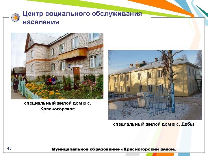Центр социального обслуживания населения специальный жилой дом в с. Красногорское специальный жилой дом в