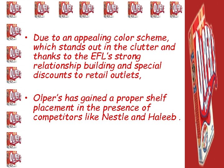  • Due to an appealing color scheme, which stands out in the clutter