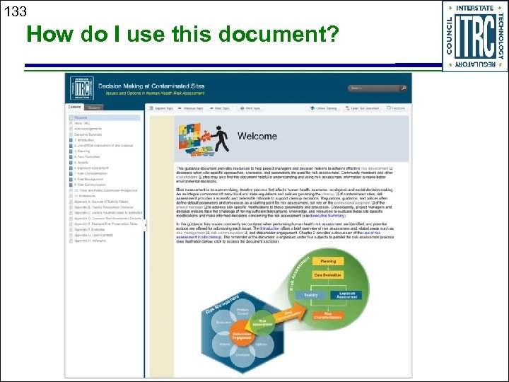 133 How do I use this document? 