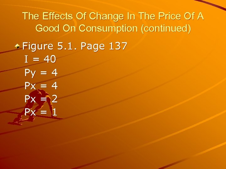 The Effects Of Change In The Price Of A Good On Consumption (continued) Figure